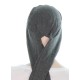 The flexible Bamboo cancer scarves in dark grey color for women with Cancer