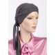 Cancer Scarves The Flexible Bamboo In Dark Grey The flexible Bamboo cancer scarves in dark grey color for women with Cancer