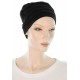 Elegant and Simple bamboo cancer caps in black color for women with Cancer