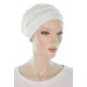 Simply Bamboo cancer headwear in cream color for women with Cancer