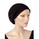 Cool and Trendy cotton chemo hat in black color for women with Cancer