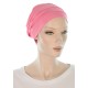 Simply Bamboo cancer headwear in pink sherbet color for women with Cancer