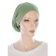 Bamboo Beanieband chemo beanie bandana in green color for women with Cancer