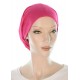 Chemo Beanie For Cancer with Bamboo BeanieBand In Raspberry Bamboo Beanieband chemo beanie in raspberry color for women with Cancer