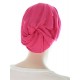 Chemo Beanie For Cancer with Bamboo BeanieBand In Raspberry Bamboo Beanieband chemo beanie in raspberry color for women with Cancer