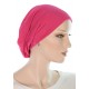 Chemo Beanie For Cancer with Bamboo BeanieBand In Raspberry Bamboo Beanieband chemo beanie in raspberry color for women with Cancer