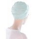 Simply Bamboo chemo beanie in light blue color for women with Cancer