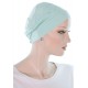 Simply Bamboo chemo beanie in light blue color for women with Cancer