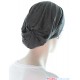 Bamboo Beanieband chemo beanies head wraps in dark grey color for women with Cancer