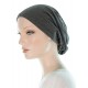 Bamboo Beanieband chemo beanies head wraps in dark grey color for women with Cancer