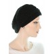 Chemo Cap with Bamboo inside The Duo In Black The Duo chemo cap bamboo inside in black color for women with Cancer