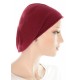 Cool and Trendy cotton chemo cap in navy blue color for women with Cancer