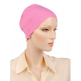 StretchyCap Large Head Chemo Cap Unisex in Pink