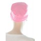 Stretchycap large head chemo cap unisex in pink color for women with Cancer