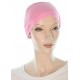 Stretchycap large head chemo cap unisex in pink color for women with Cancer