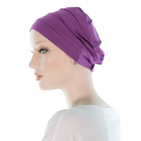 Simply Bamboo Chemo Cap in Purple