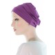 Chemo Cap Simply Bamboo In Purple Simply Bamboo chemo cap in purple color for women with Cancer