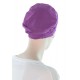Chemo Cap Simply Bamboo In Purple Simply Bamboo chemo cap in purple color for women with Cancer