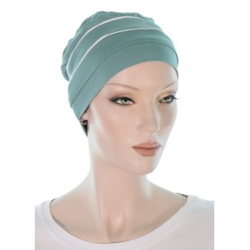 Two Times Bamboo Chemo Cap in Blue Sage