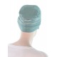 Two Times Bamboo chemo cap in blue sage color for women with Cancer
