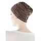 Elegant and Simple bamboo chemo caps in mocha color for women with Cancer
