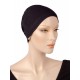 Stretchycap large head chemo caps for men or women black color
