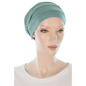 Simply Bamboo Chemo Caps in Blue Sage