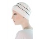 Chemo Hat Two Times Bamboo In Cream Two Times Bamboo chemo hat in cream color for women with Cancer