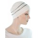Chemo Hat Two Times Bamboo In Cream Two Times Bamboo chemo hat in cream color for women with Cancer