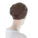 Simply Bamboo chemo hats in mocha color for women with Cancer