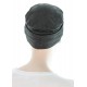 Chemo Hats Two Times Bamboo In Dark Grey Two Times Bamboo chemo hats in dark grey color for women with Cancer