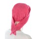 The Classic chemo scarf in fuchsia color for women with Cancer