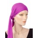 Chemo Scarf The Flexible Bamboo In Purple The flexible Bamboo chemo scarf in purple color for women with Cancer