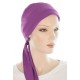 Chemo Scarf The Flexible Bamboo In Purple The flexible Bamboo chemo scarf in purple color for women with Cancer
