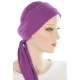 Chemo Scarf The Flexible Bamboo In Purple The flexible Bamboo chemo scarf in purple color for women with Cancer