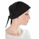 The Classic chemo scarves in black color for women with Cancer