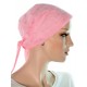 The Classic chemo scarves in pink color for women with Cancer