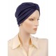 Comfortmix chemo turbans in navy blue color for women with Cancer