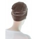Two Times Bamboo chemotherapy caps in mocha color for women with Cancer