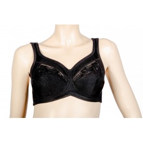 Comfort Breast Cancer Bra Cup Embroidery and Elastic Panels
