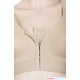 Compression bra post surgery with molded cup for breast augmentation, breast reduction, breast lift