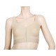 Compression bra post surgery with molded cup for breast augmentation, breast reduction, breast lift