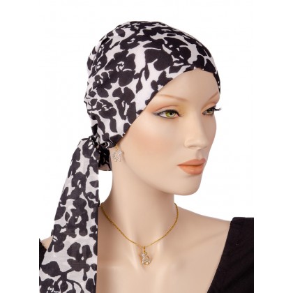 Flower Garden cotton cancer scarves for women with Cancer