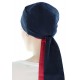 Only Me cotton chemo scarves red cherry and navy blue color for women with Cancer