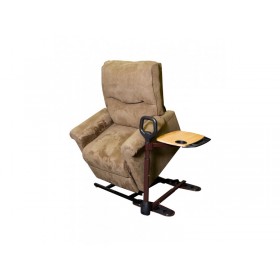 Couch Table with Swivel Tray and Chair Support Handle 2 in 1