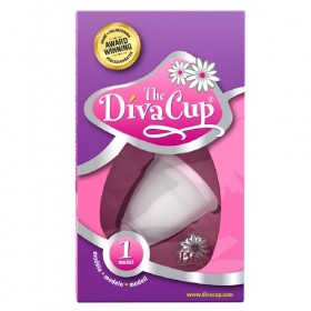 DivaCup #1 Natural Menstrual Flow Cup - Below 30 yrs