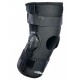 Donjoy hinged knee brace soft fabric with straps in black