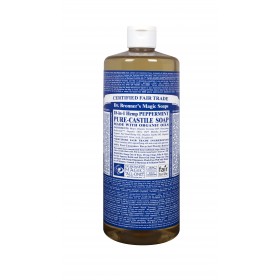 Castile Hands Liquid Soap Organic Peppermint 946ml