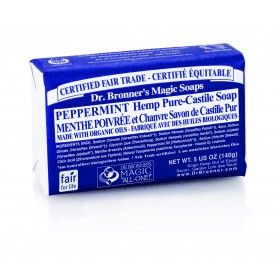 Hands Soap Bar with Organic Hemp Peppermint