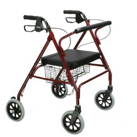 Rollator and Walker Heavy Duty & Bariatric with Large Padded Seat